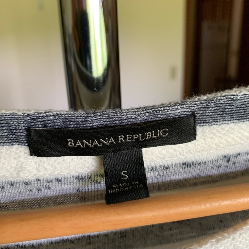 Banana Republic Striped Midi Shirt Dress Small - Picture 7 of 8